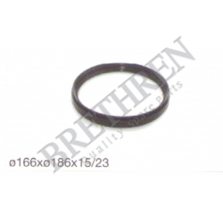 40101540-IVECO, -AXLE STUB SEAL RING, (SPRING BRACKET)