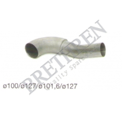 1076136-VOLVO, -EXHAUST PIPE