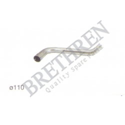 112326-SCANIA, -EXHAUST PIPE