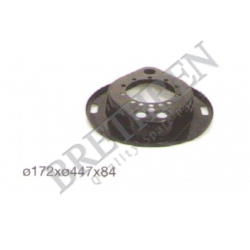 12615000A-SCANIA, -COVER PLATE, DUST-COVER WHEEL BEARING