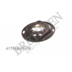 240884--COVER PLATE, DUST-COVER WHEEL BEARING