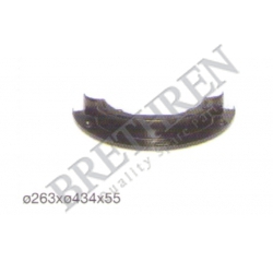 93163855-IVECO, -COVER PLATE, DUST-COVER WHEEL BEARING