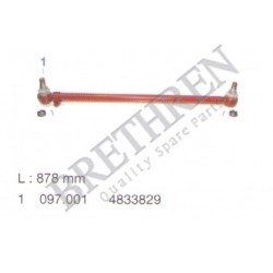 713009-IVECO, -CENTER ROD ASSEMBLY