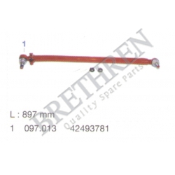 14627-IVECO, -CENTER ROD ASSEMBLY