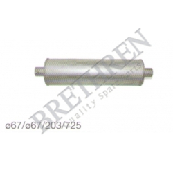28322-IVECO, -MIDDLE-/END SILENCER