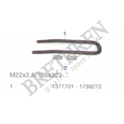 1377701S-SCANIA, -SPRING CLAMP