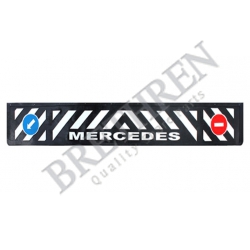-MERCEDES-BENZ, -RUBBER EMBOSSED MUD FLAP