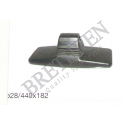 462581-MERCEDES-BENZ, -OUTSIDE MIRROR, DRIVER CAB