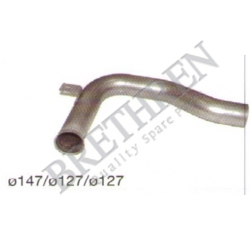 1322830-DAF, -EXHAUST PIPE
