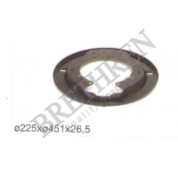 81501015138-MAN, -COVER PLATE, DUST-COVER WHEEL BEARING