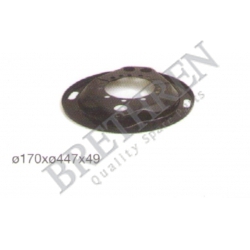 1110543-SCANIA, -COVER PLATE, DUST-COVER WHEEL BEARING