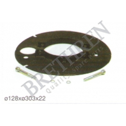 M009309--COVER PLATE, DUST-COVER WHEEL BEARING