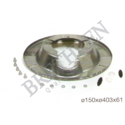 M051275--COVER PLATE, DUST-COVER WHEEL BEARING