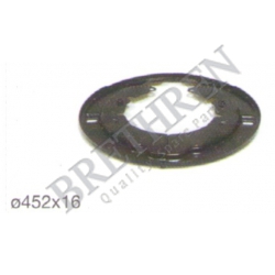 6594201244-MERCEDES-BENZ, -COVER PLATE, DUST-COVER WHEEL BEARING