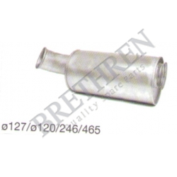 1094742-VOLVO, -MIDDLE-/END SILENCER