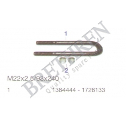 1384444S-SCANIA, -SPRING CLAMP