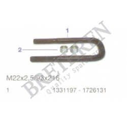 1331197S-SCANIA, -SPRING CLAMP