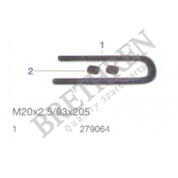 279064S-SCANIA, -SPRING CLAMP